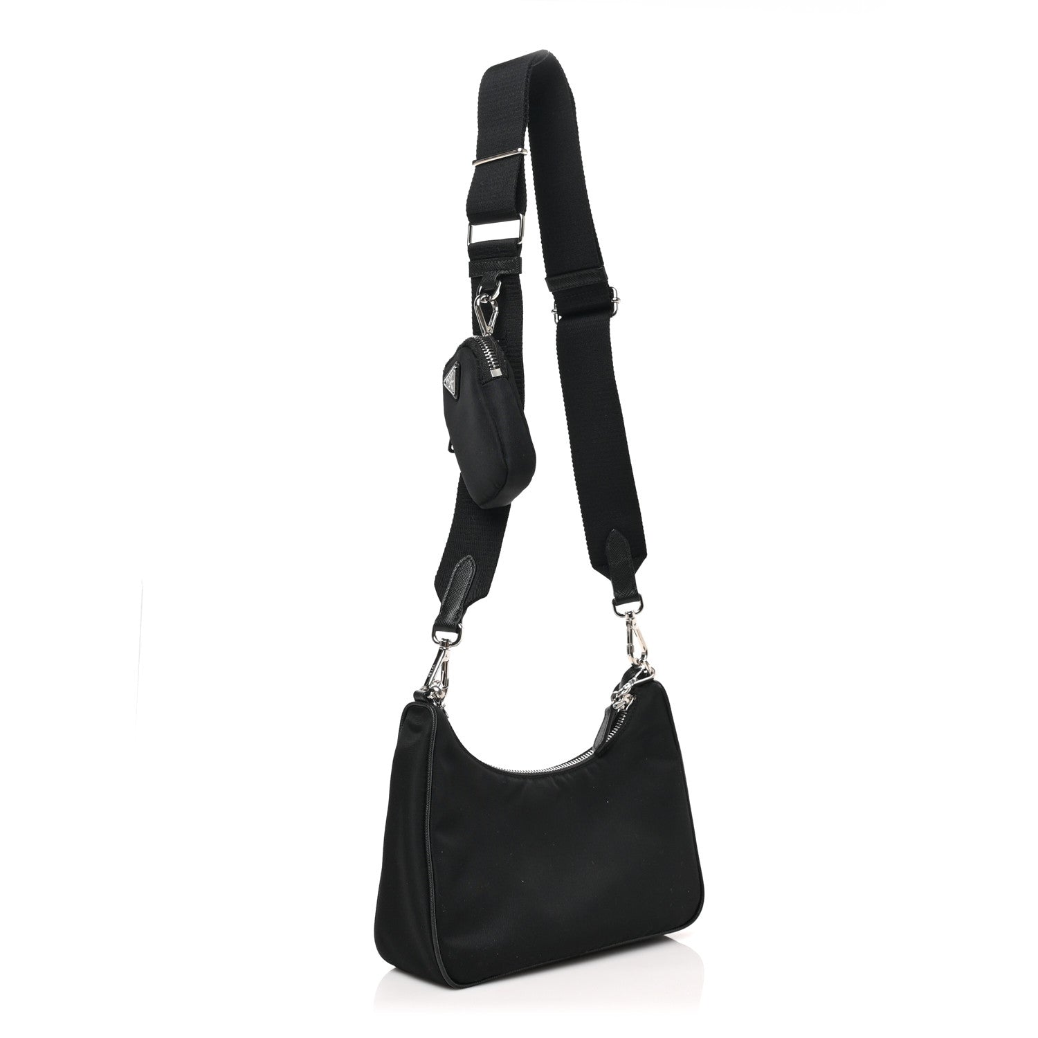 Prada Nylon Re-Edition 2005 Shoulder Bag Black 3 of 8