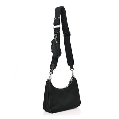 Prada Nylon Re-Edition 2005 Shoulder Bag Black 3 of 8