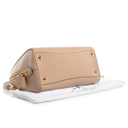 Prada Saffiano Lux Bowler Sabbia 5 of 11