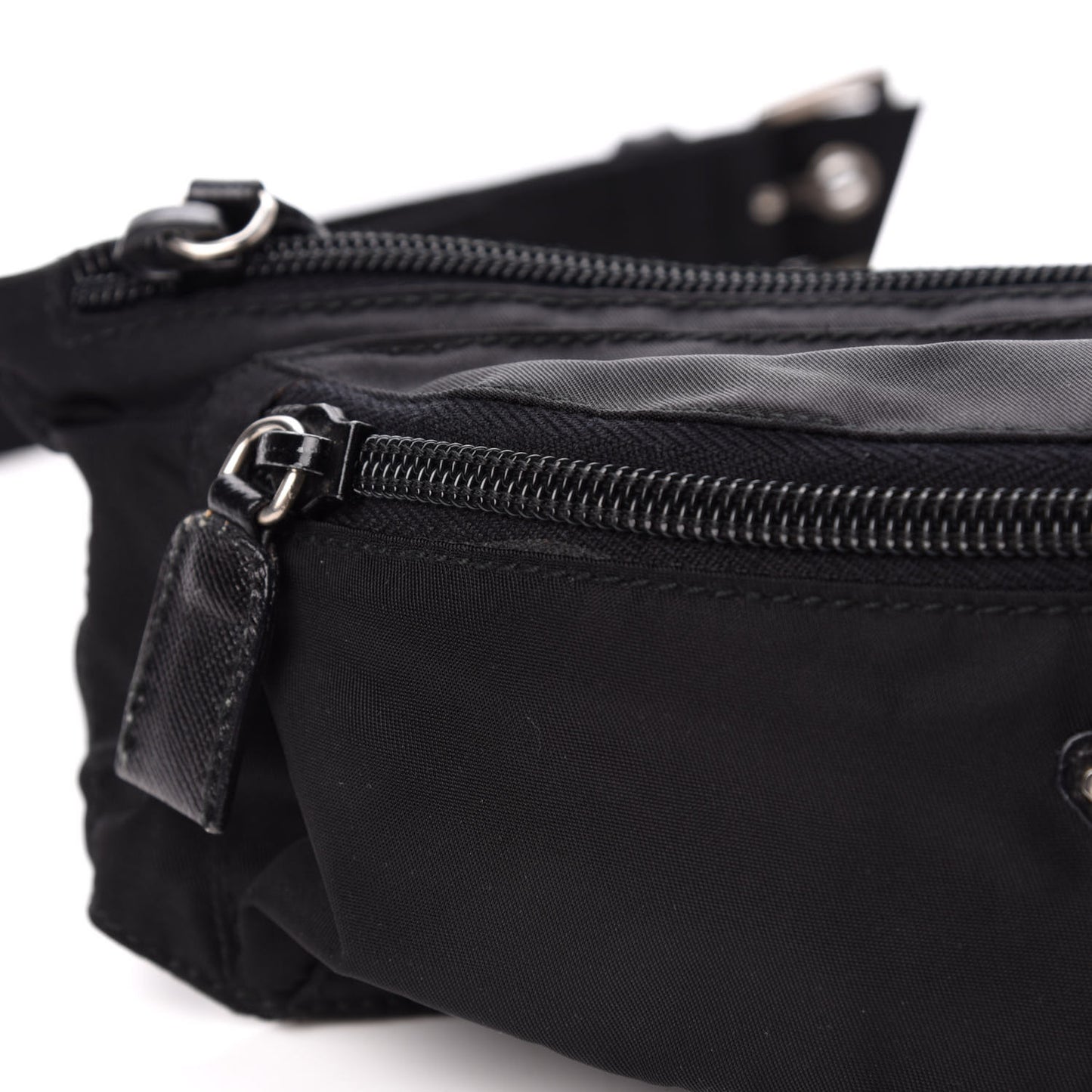 Tessuto Nylon Montagna Belt Bag Black