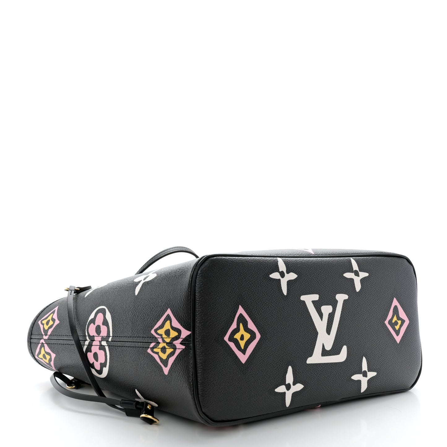 Monogram Giant Wild at Heart Neverfull MM Black