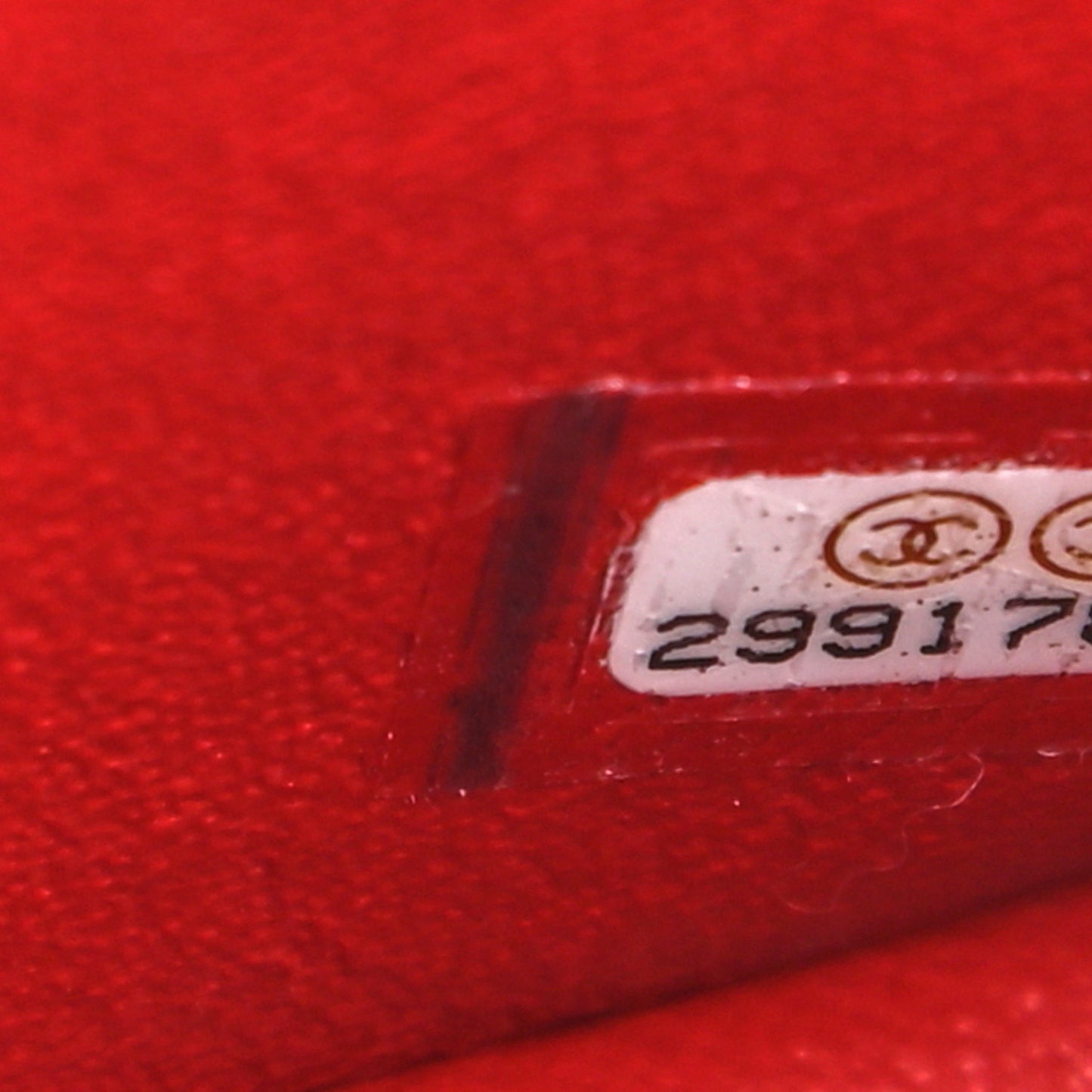 Lambskin Quilted Mini Rectangular Flap Red