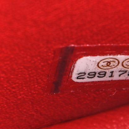 Chanel Lambskin Quilted Mini Rectangular Flap Red 7 of 9