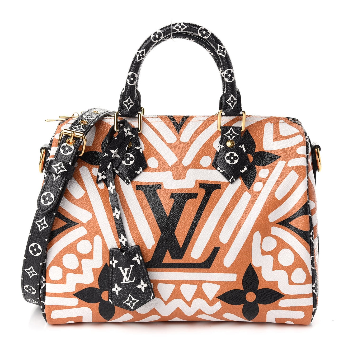 Monogram Giant Crafty Speedy Bandouliere 25 Creme Caramel