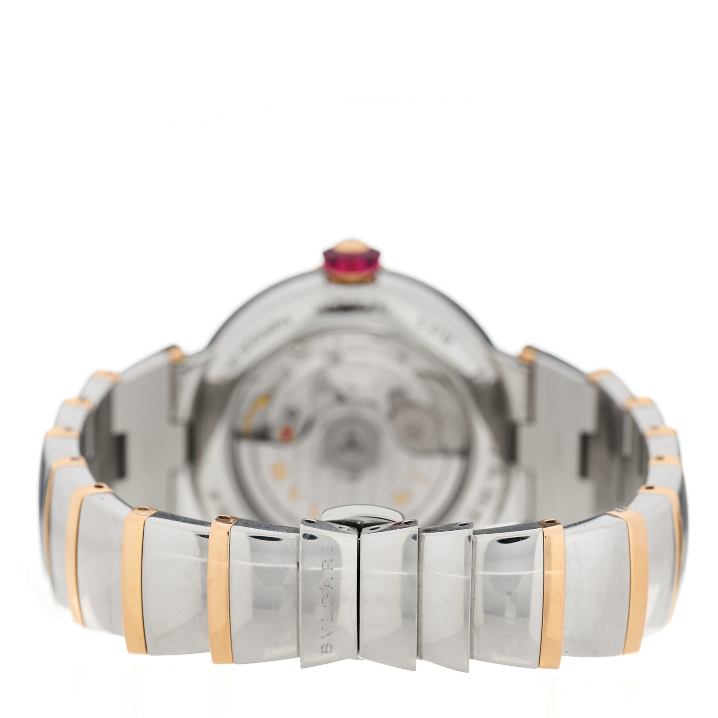 Stainless Steel 18K Rose Gold Diamond Mother of Pearl 33mm LVCEA Quartz Watch