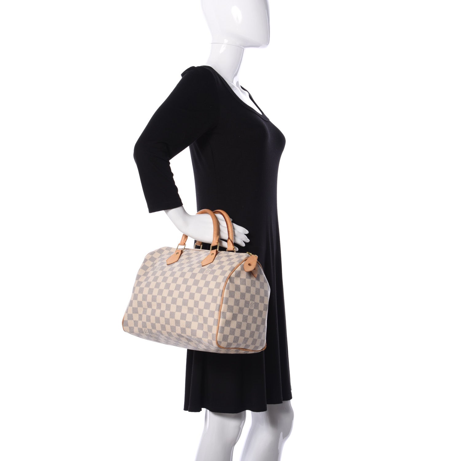 Louis Vuitton Damier Azur Speedy 30 2 of 12