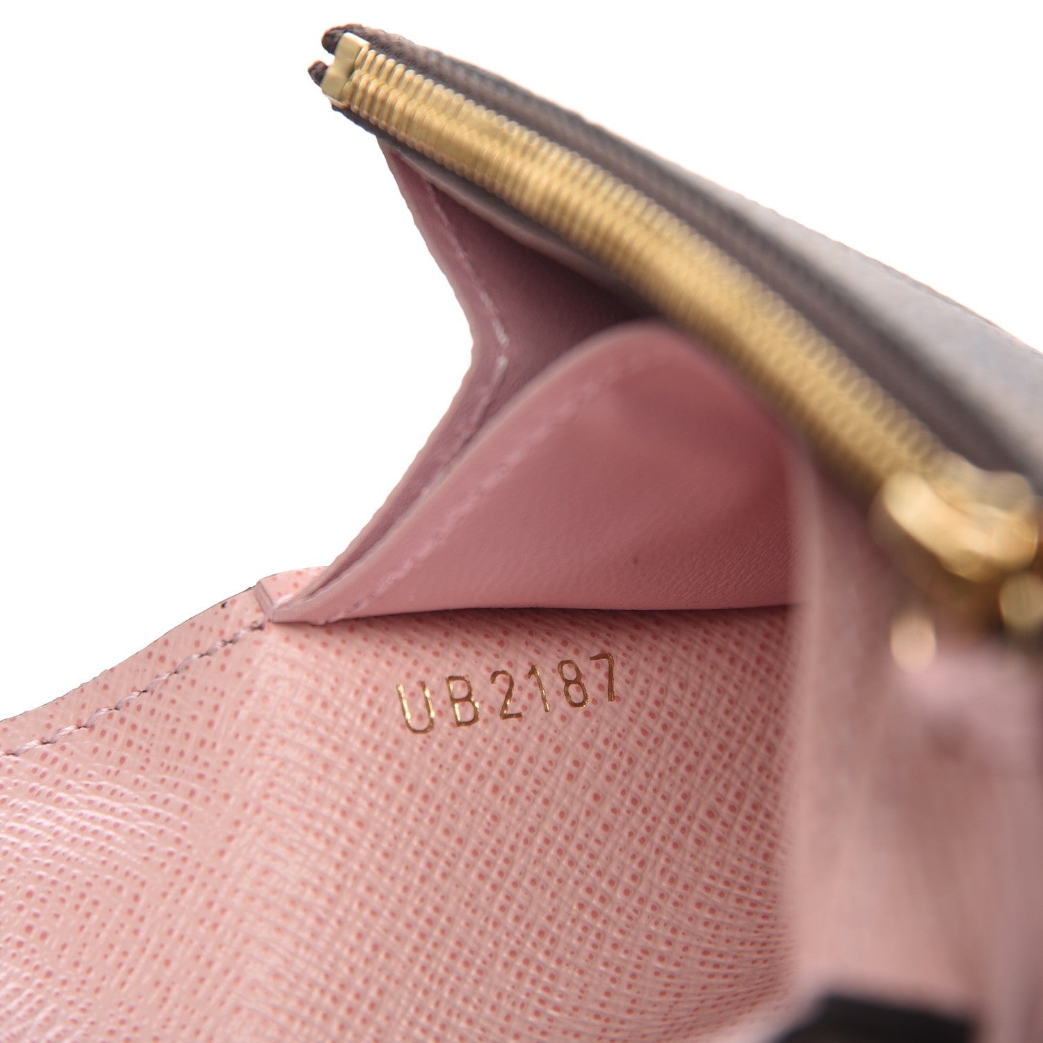 Louis Vuitton Damier Ebene Rosalie Coin Purse Rose Ballerine 7 of 7