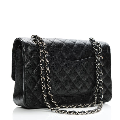 Chanel Caviar Quilted Medium Double Flap Black 3 of 7
