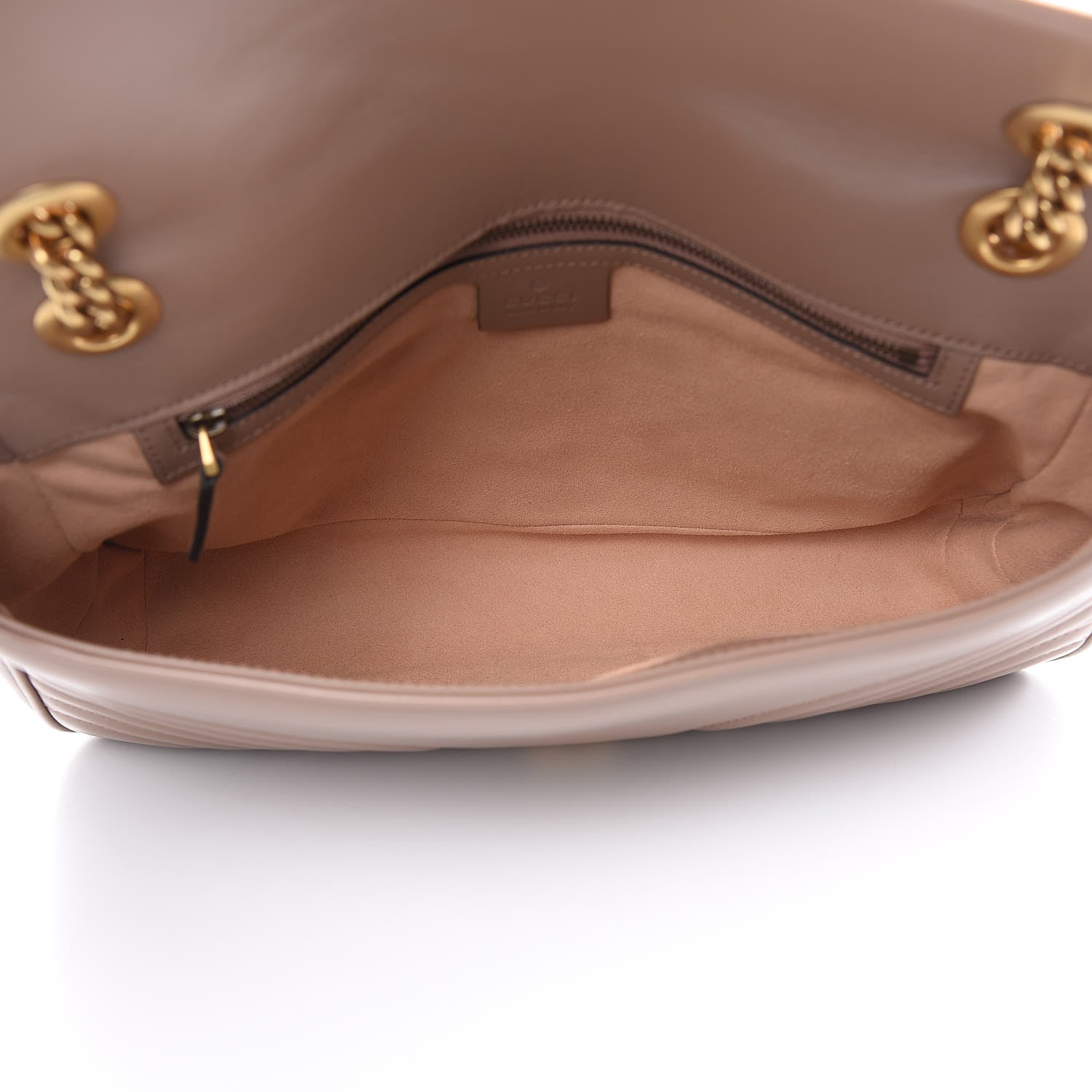Gucci Calfskin Matelasse Medium GG Marmont Shoulder Bag Porcelain Rose 5 of 11