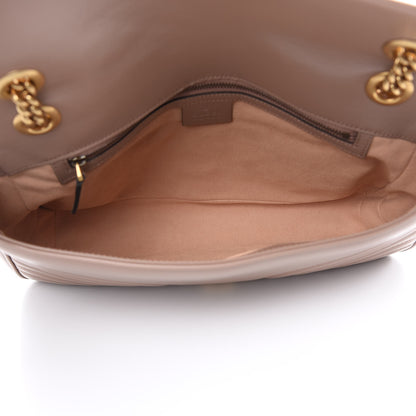 Gucci Calfskin Matelasse Medium GG Marmont Shoulder Bag Porcelain Rose 5 of 11