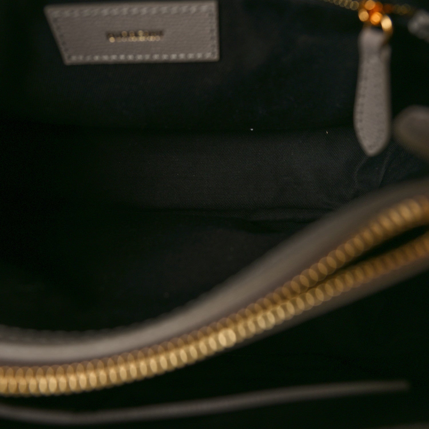 Burberry Grainy Calfskin House Check Medium Banner Tote Taupe Brown 5 of 8