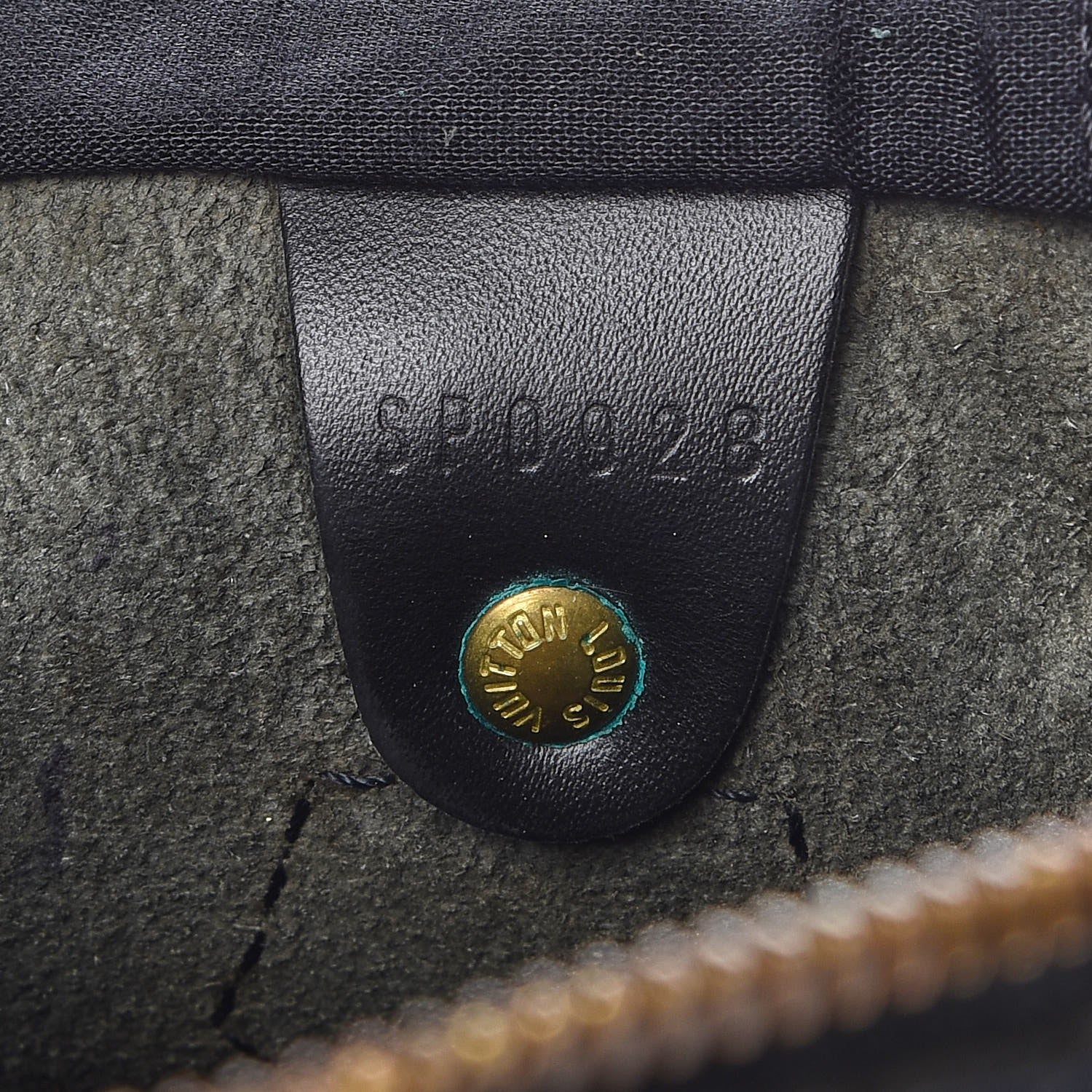 Louis Vuitton Epi Speedy 30 Black 7 of 15