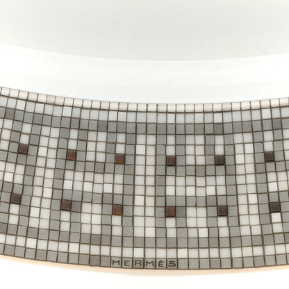 Hermes Porcelain Mosaique Au 24 Large Oval Platter 3 of 7