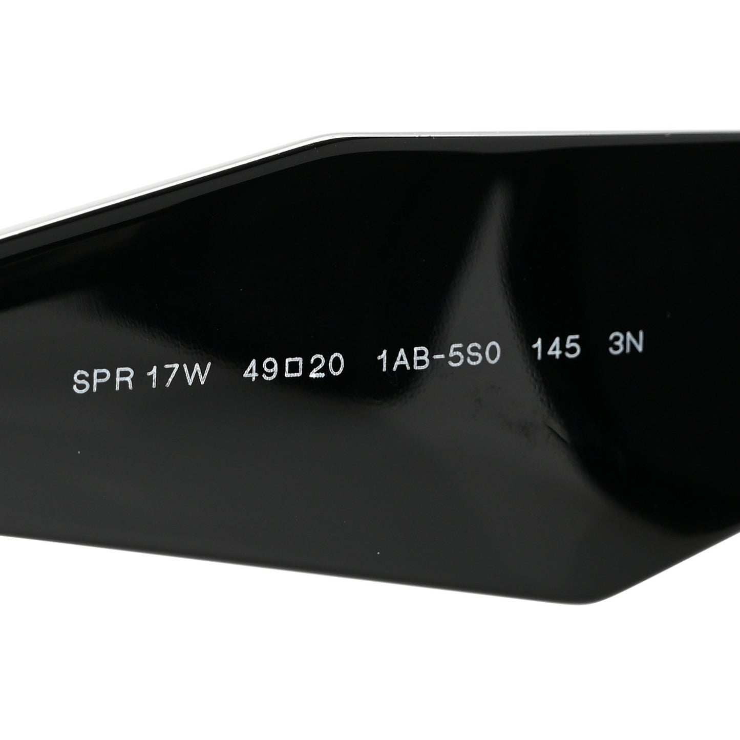 Acetate Symbole Sunglasses SPR 17W Black