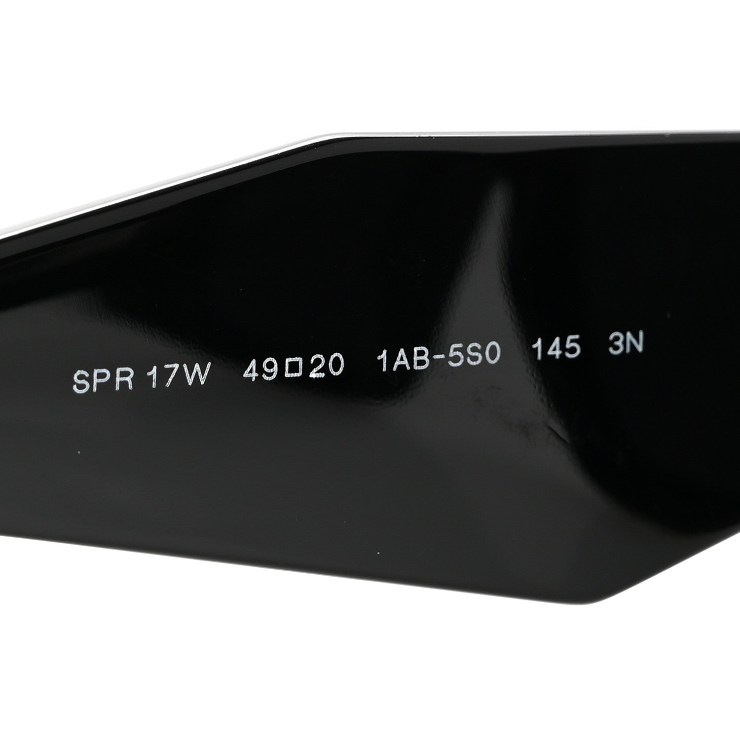 Prada Acetate Symbole Sunglasses SPR 17W Black 6 of 8