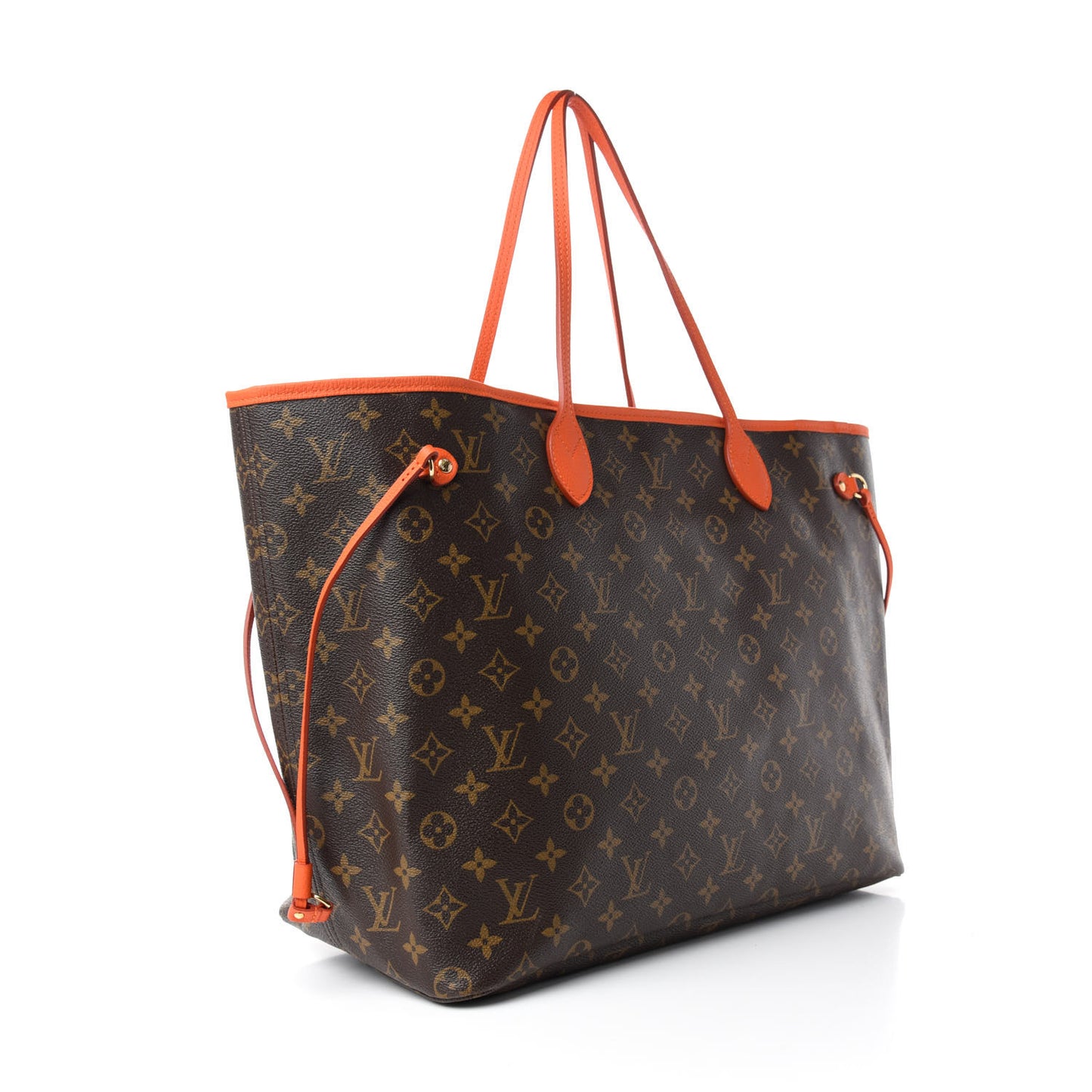 Monogram Articles de Voyage Ikat San Francisco LV Cup Neverfull GM Orange