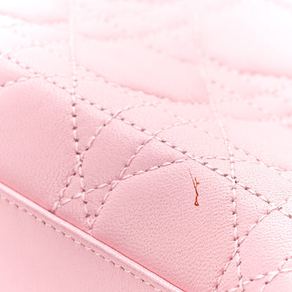 Christian Dior Lambskin Cannage Mini Lady Dior Rose Clair 25 of 27