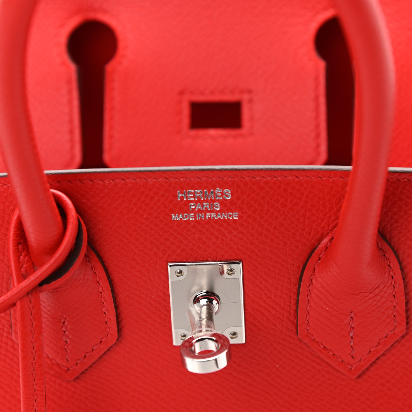 Epsom Birkin Sellier 25 Rouge De Coeur