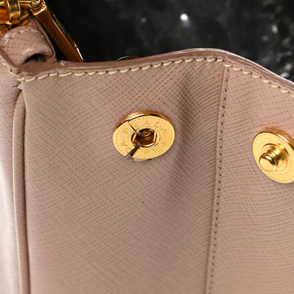 Prada Saffiano Small Galleria Double Zip Tote Cammeo 18 of 21