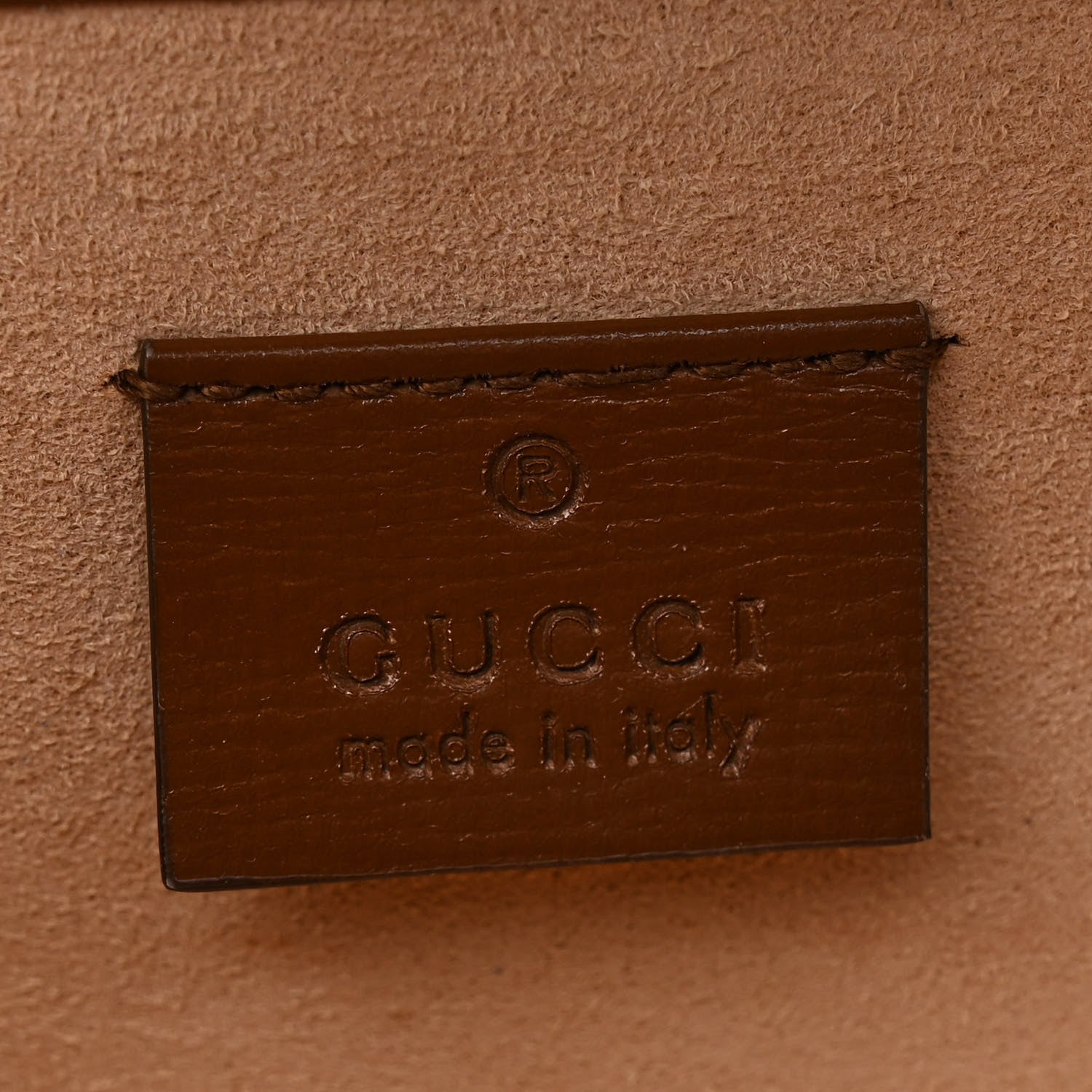 Gucci GG Supreme Monogram Mini Horsebit 1955 Shoulder Bag Beige Brown Sugar 6 of 11