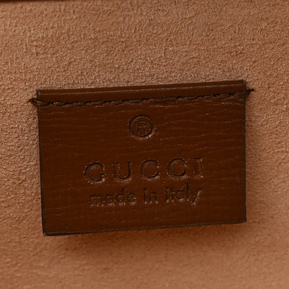 Gucci GG Supreme Monogram Mini Horsebit 1955 Shoulder Bag Beige Brown Sugar 6 of 11