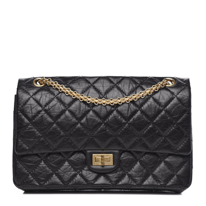 Chanel Aged Calfskin Quilted 2.55 Reissue 226 Flap Black 1 of 12