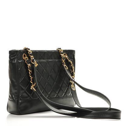 Chanel Lambskin Quilted Shoulder Bag Black 3 of 9