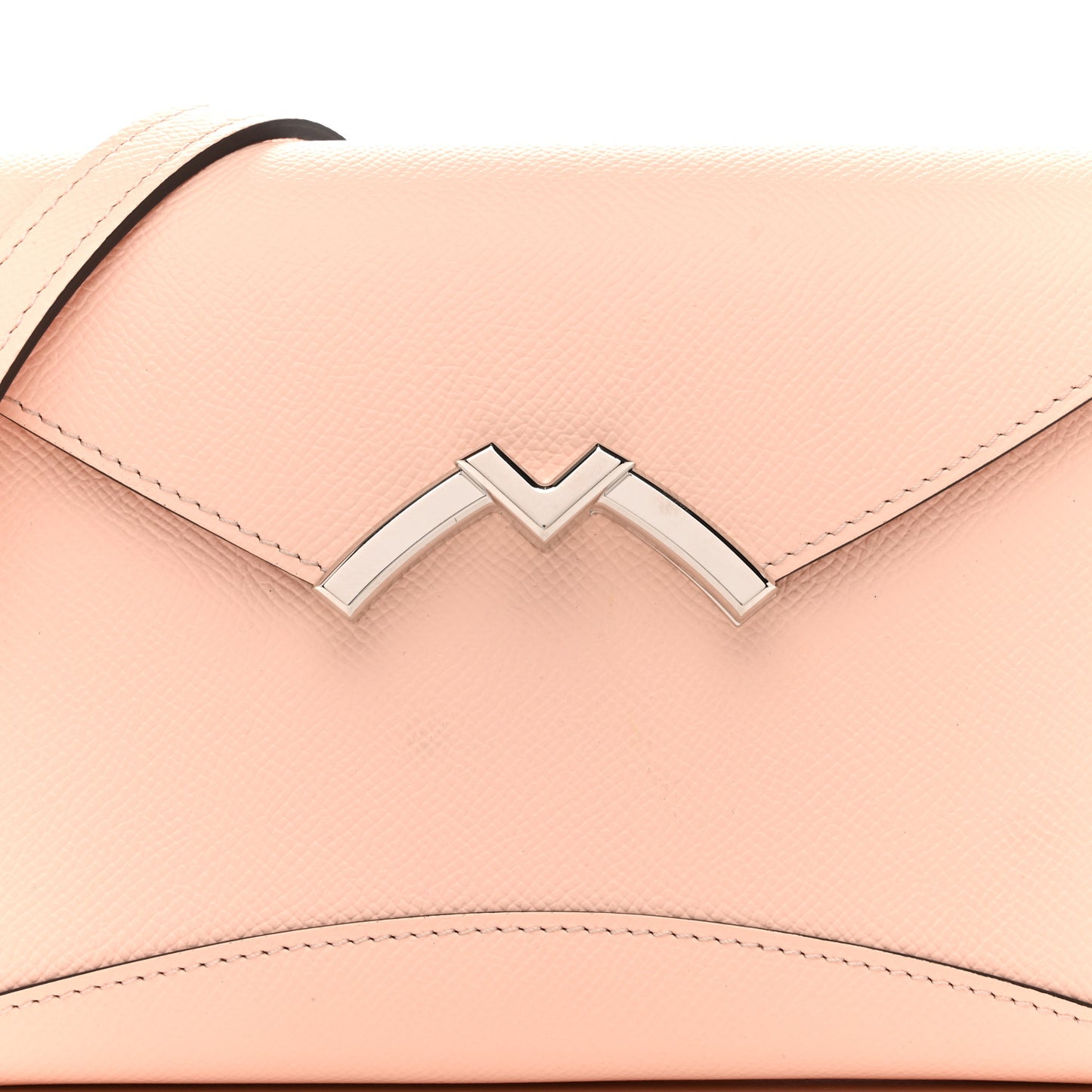 Carat Calfskin Gabrielle Reporter Shoulder Bag Petal