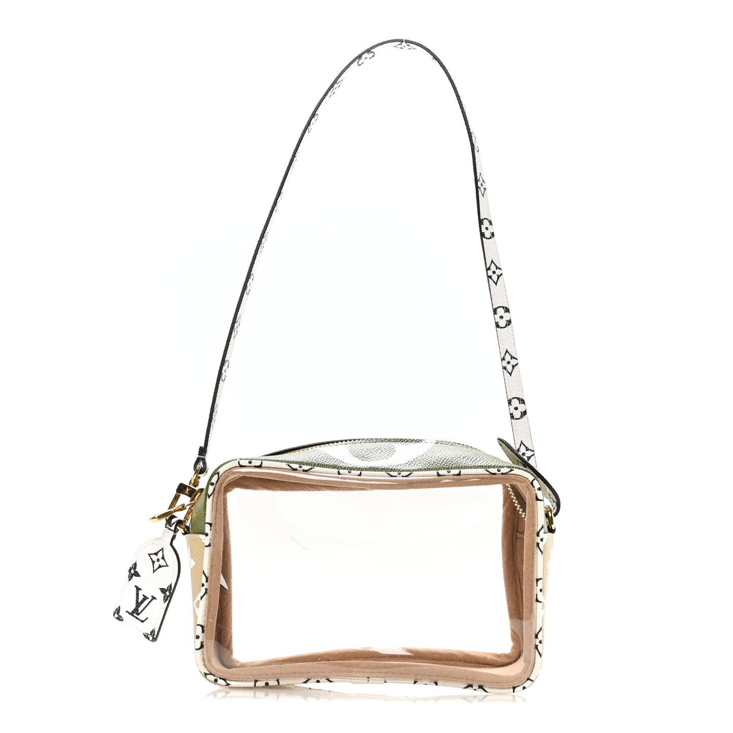 Monogram Giant Jungle Beach Pouch Ivory