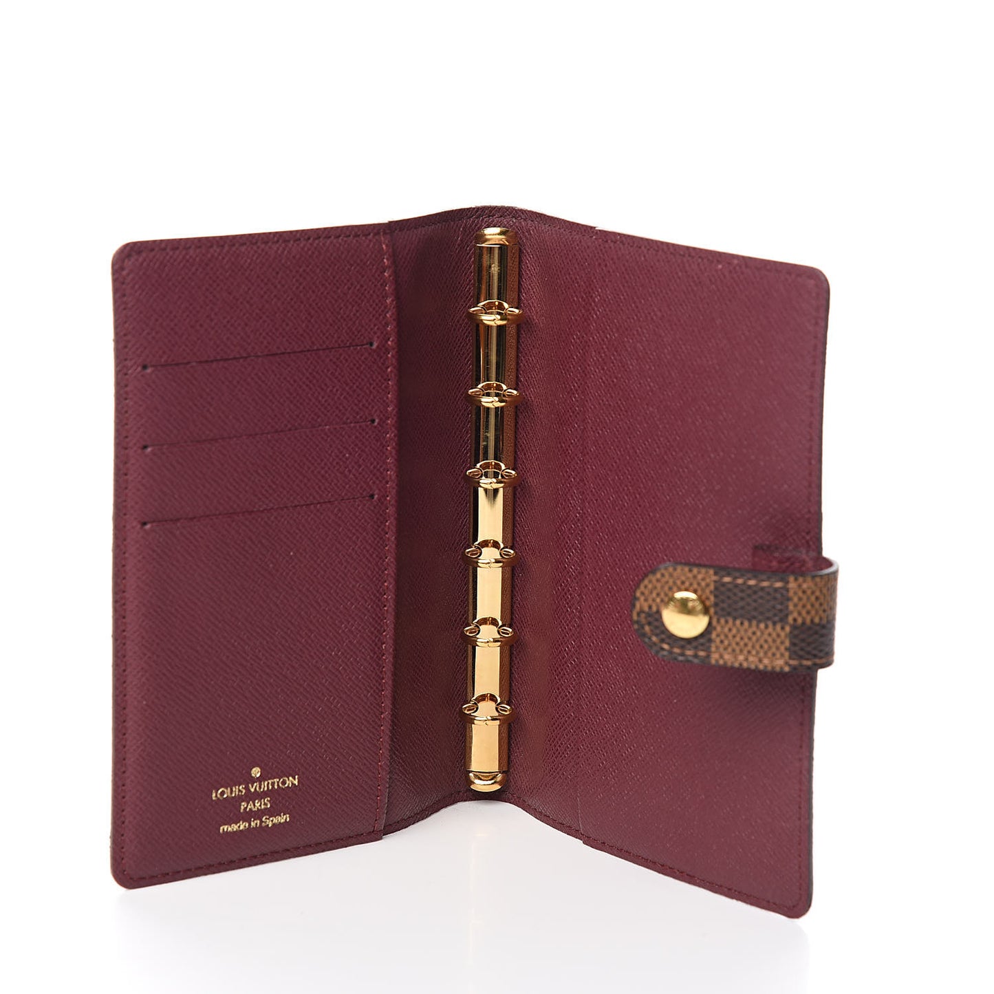 Damier Ebene Valise Small Ring Agenda Cover
