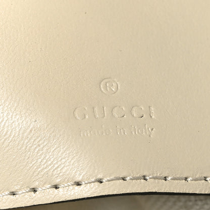 Gucci Calfskin Matelasse Double G Studs Mini Torchon GG Marmont Shoulder Bag White 6 of 11