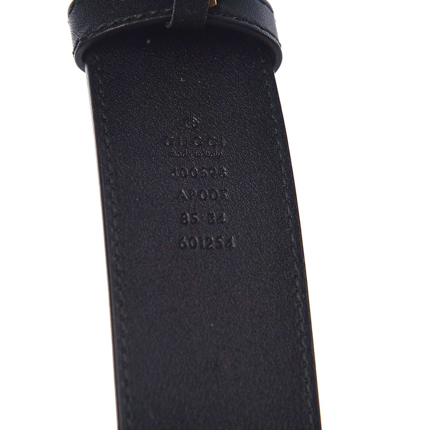 Calfskin Double G 40mm Belt 85 34 Black