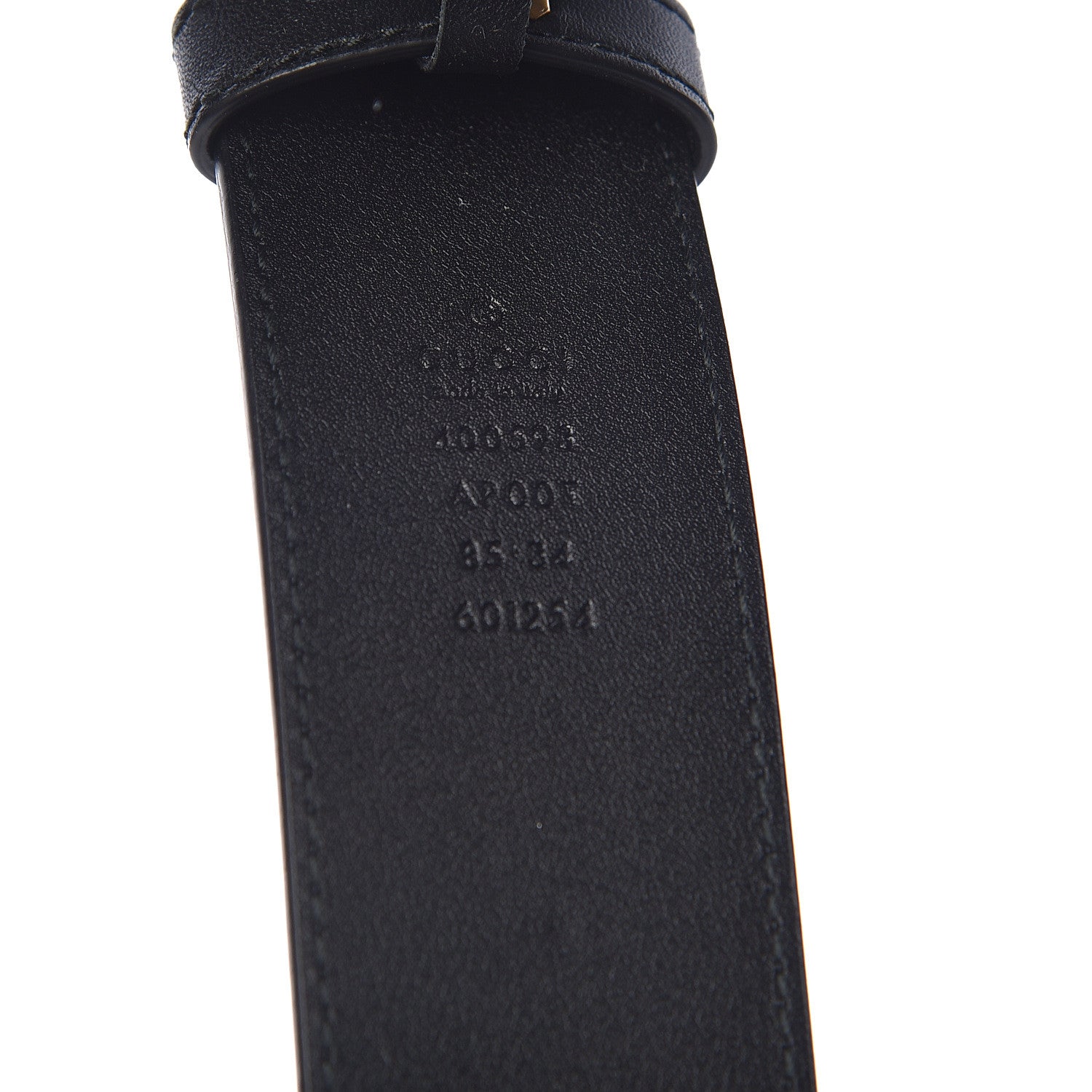Gucci Calfskin Double G 40mm Belt 85 34 Black 4 of 7