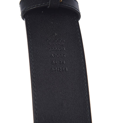 Gucci Calfskin Double G 40mm Belt 85 34 Black 4 of 7