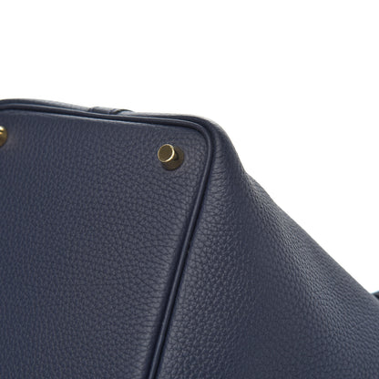 Hermes Taurillon Clemence Picotin Lock 18 PM Bleu Nuit 9 of 10