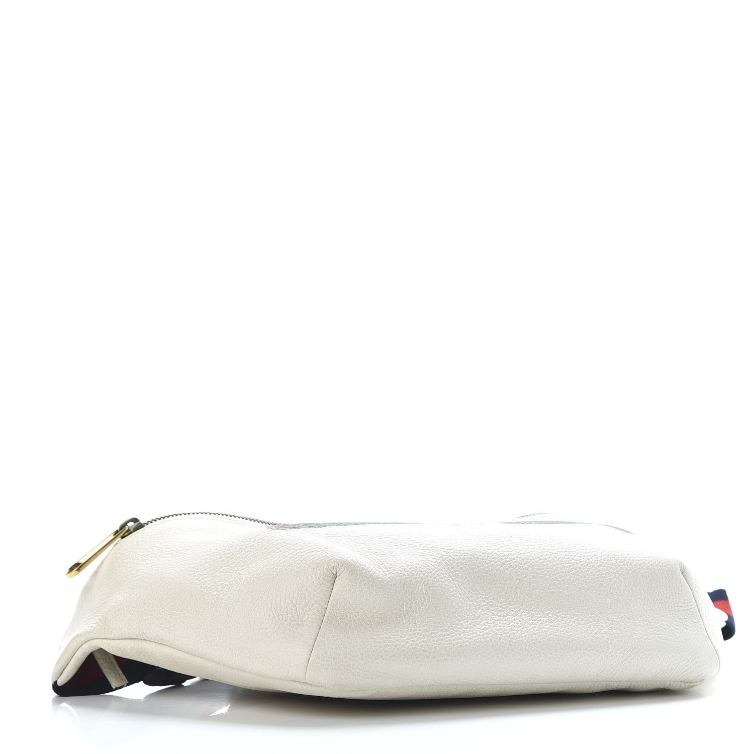 Gucci Grained Calfskin Logo Belt Bag White 3 of 9