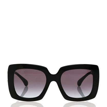 Chanel Acetate Calfskin Square Sunglasses 5474-Q-A Black 2 of 8