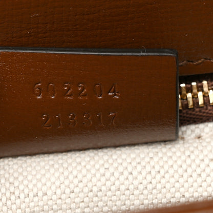 Gucci GG Supreme Monogram Geometric Horsebit 1955 Shoulder Bag Beige Multicolor Brown Sugar 7 of 10