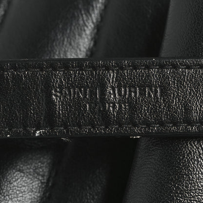 Saint Laurent Calfskin Y Quilted Monogram Monochrome Small Loulou Chain Satchel Black 12 of 12