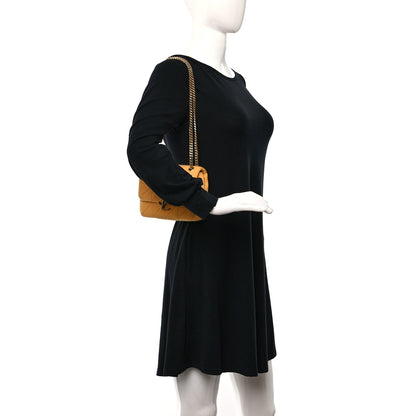 Saint Laurent Jersey Wool Patchwork Monogram Mini Jamie Baguette Saffran 2 of 9