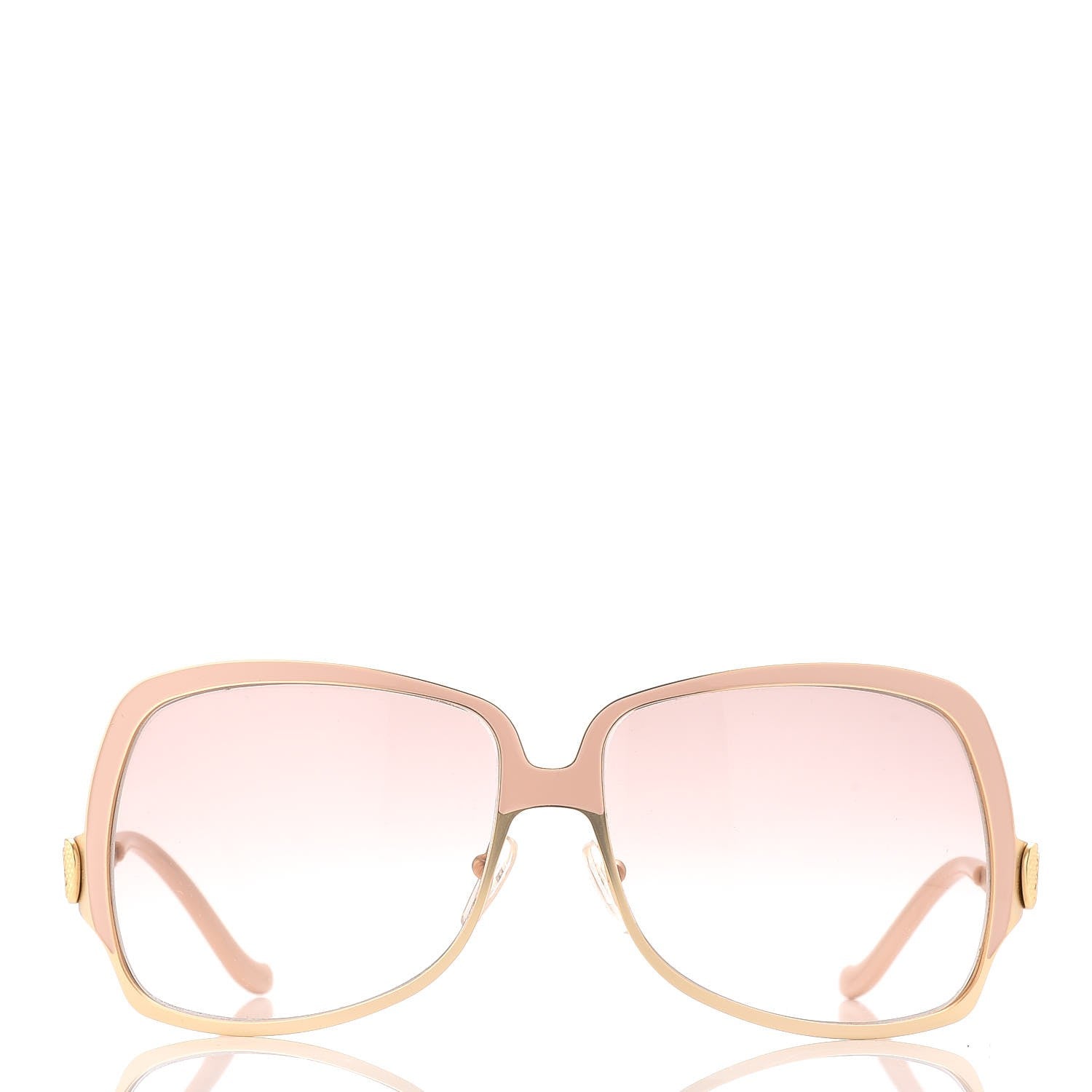 Balenciaga Oversized Sunglasses Gold 2 of 8