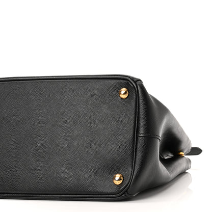 Prada Saffiano Medium Galleria Double Zip Tote Black 10 of 10