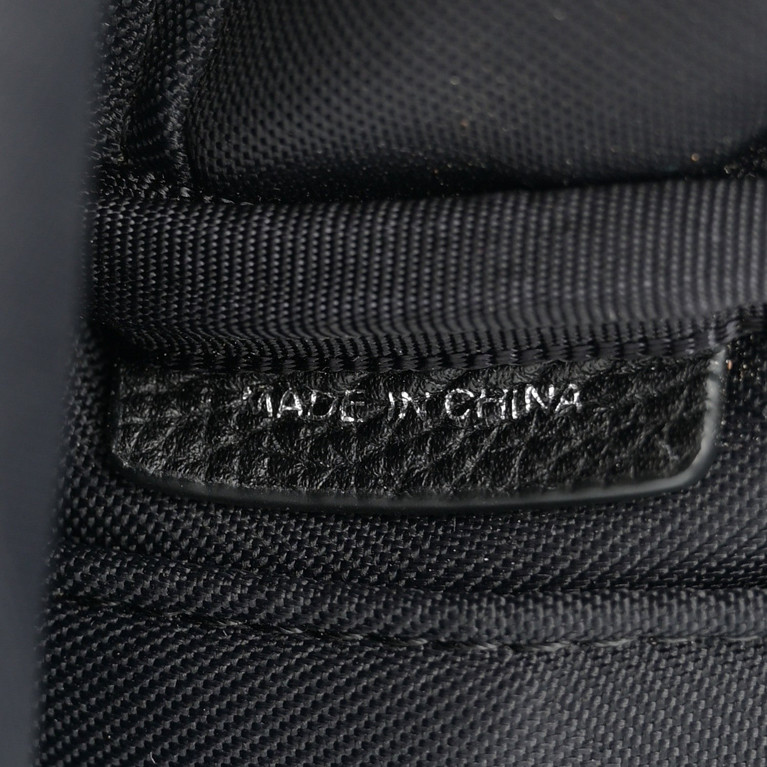 Burberry Nylon Check Print Abbeydale Simple Backpack Navy 7 of 14