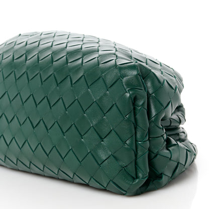 Bottega Veneta Nappa Maxi Intrecciato The Pouch Oversized Clutch Raintree 11 of 11