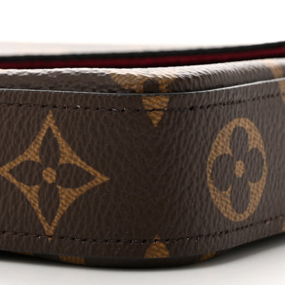 Louis Vuitton Monogram Pochette Felicie Chain Wallet Fuchsia 14 of 15