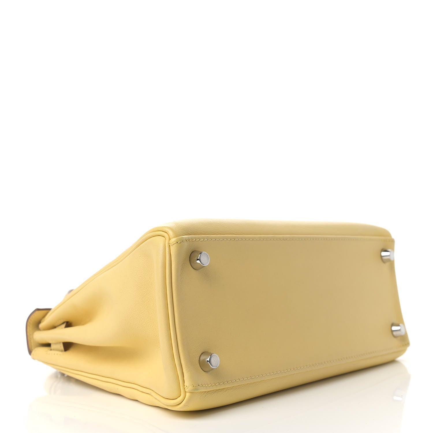 Hermes Swift Kelly Retourne 25 Jaune Poussin 3 of 17