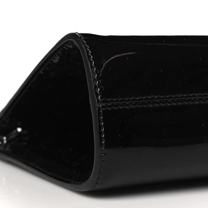 Tom Ford Patent Cosmo T Lock Chain Bag Black 7 of 8