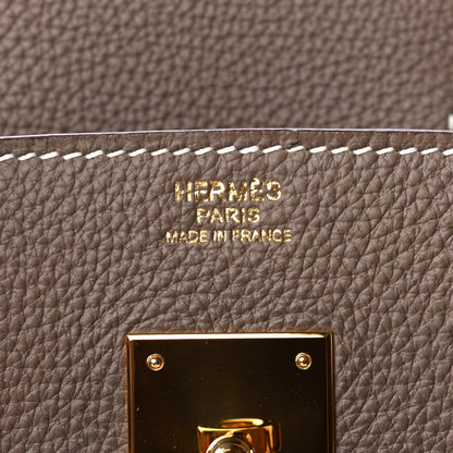 Hermes Togo Birkin 30 Etoupe 6 of 11