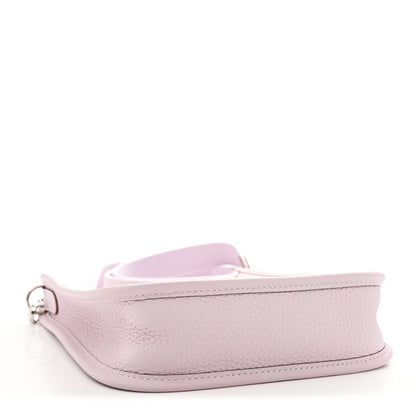 Hermes Taurillon Clemence Evelyne TPM Mauve Pale 4 of 10
