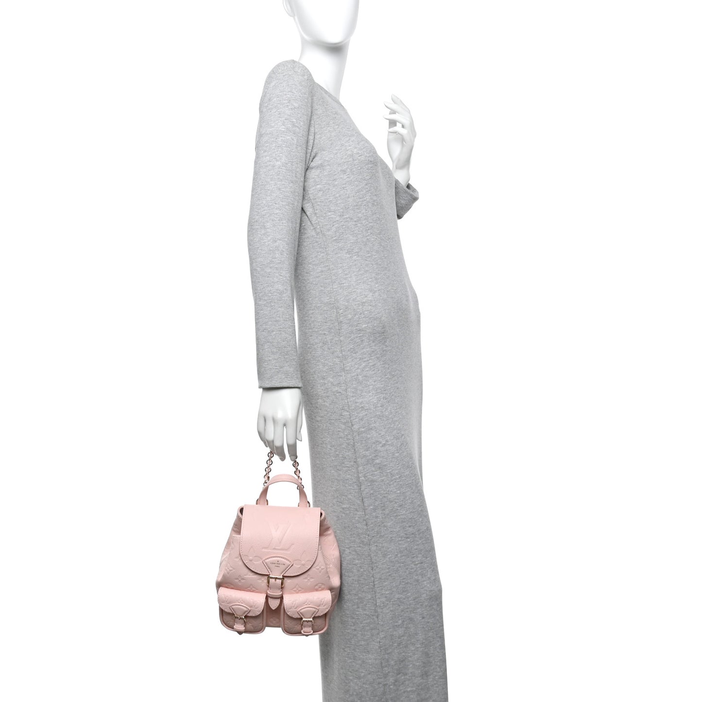 Empreinte Monogram Backup Backpack Pink Opale